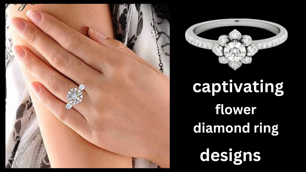 flower diamond ring